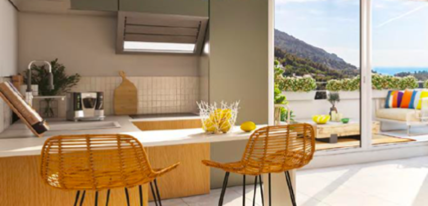 Menton, Provence-Alpes-Cote d’Azur: Les  Hauts  Jardins  1 bedroom apartment