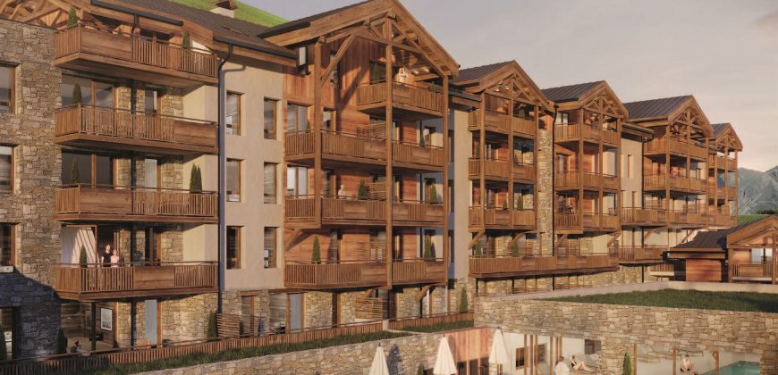 Les Deux Alpes, Auvergne-Rhone-Alpes: Les Loges Blanches 1 bedroom apartment