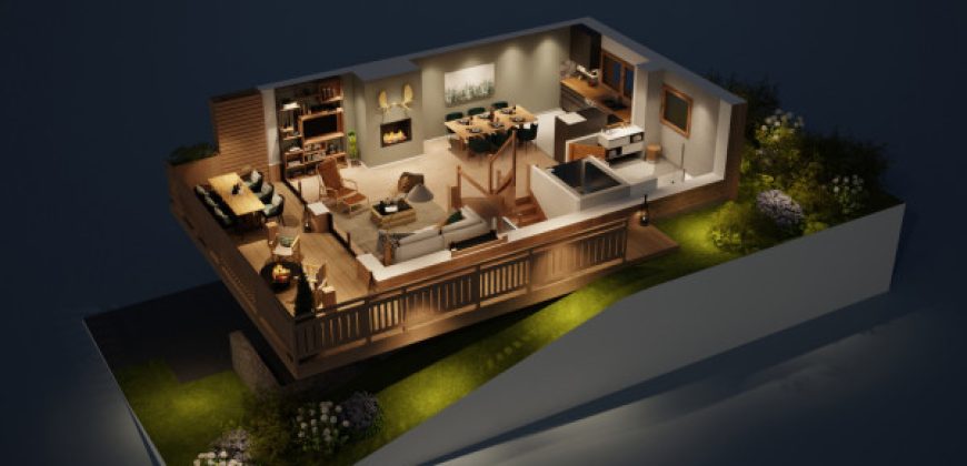 Manigod,   Auvergne-Rhone-Alpes: 3 bedroom semi detached apartments