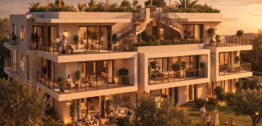 Antibes – Les Terrasses d’Olivia: 1 to 4 bed apartments