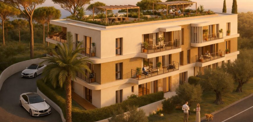 Antibes – Les Terrasses d’Olivia: 1 to 4 bed apartments